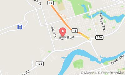 map, Roofing Atlantic Roofers in Moncton (NB) | LiveWay