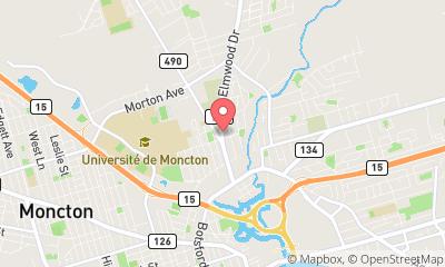 map, Toiture SealedTight Roofing and Renovations à Moncton (NB) | LiveWay