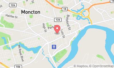map, Structural Engineer JR Daigle Engineering in Moncton (NB) | LiveWay