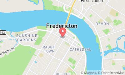 map, Structural Engineer Noory Engineering Inc. in Fredericton (NB) | LiveWay
