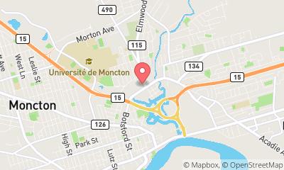 map, Plombier Procare Plumbing à Moncton (NB) | LiveWay