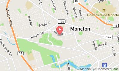 map, Déménageur River City Moving ltd à Moncton (NB) | LiveWay