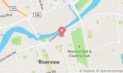 map, Electrician Riverview Electric in Riverview (NB) | LiveWay