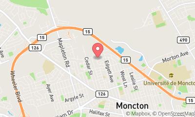 map, Electrician Bourgeois Electric in Moncton (NB) | LiveWay