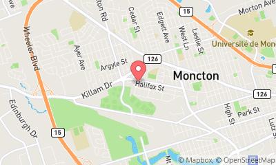 map, HVAC Classic Heating & AC in Moncton (NB) | LiveWay
