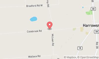 map, Electrician Bishop Electric in Harrowsmith (ON) | LiveWay