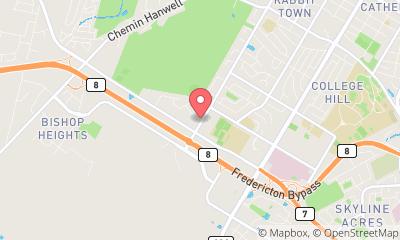map, Ingénieurs de structure Dillon Consulting Limited à Fredericton (NB) | LiveWay
