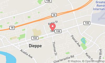 map, Designers intérieur Tailored Living of Moncton à Dieppe (NB) | LiveWay