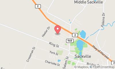 map, Déneigeur RM Property Management à Sackville (NB) | LiveWay