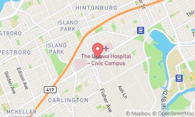 map, Maison de retraite Chartwell Duke of Devonshire Retirement Residence à Ottawa (ON) | LiveWay
