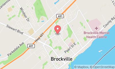 map, Système alarme Falcon Security à Brockville (ON) | LiveWay