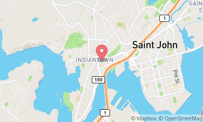 map, Cleaning service Custom Clean Atlantic in Saint John (NB) | LiveWay