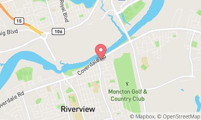 map, Réparation électronique Riverview Appliance Repair à Riverview (NB) | LiveWay