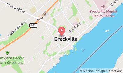 map, Courtier d'assurance Mark Neuman Desjardins Insurance Agent à Brockville (ON) | LiveWay