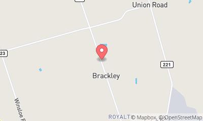 map, Contracteur Scott Vessey Construction à Brackley (PE) | LiveWay
