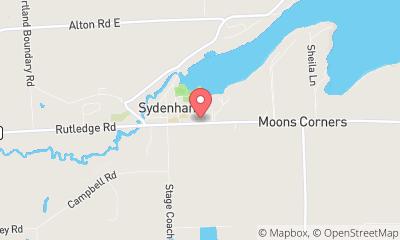 map, Terasse Beckwith Contracting Inc. à Sydenham (ON) | LiveWay