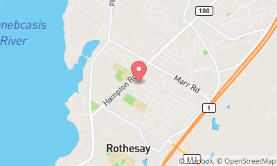 map, Gouttières Insulcan à Rothesay (NB) | LiveWay