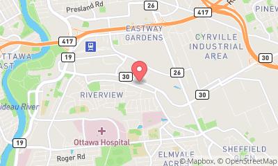 map, Security System Supplier Nedco - Ottawa, ON in Ottawa (ON) | LiveWay