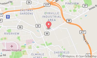 map, Moquette Prosol inc. à Ottawa (ON) | LiveWay