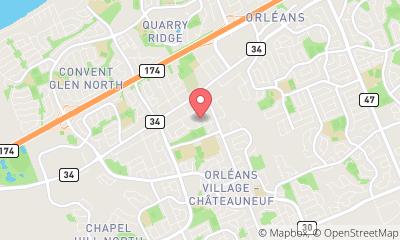 map, Air Conditionné Ottawa HVAC PROS à Orléans (ON) | LiveWay