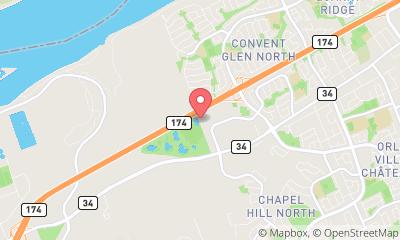 map, Storage Access Storage - Ottawa East (Satellite) in Orléans (ON) | LiveWay