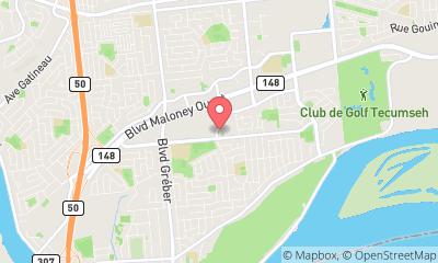 map, Real estate appraiser B P L Evaluations Inc in Gatineau (QC) | LiveWay
