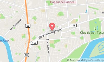 map, Réparation électronique uBreakiFix à Gatineau (Quebec) | LiveWay